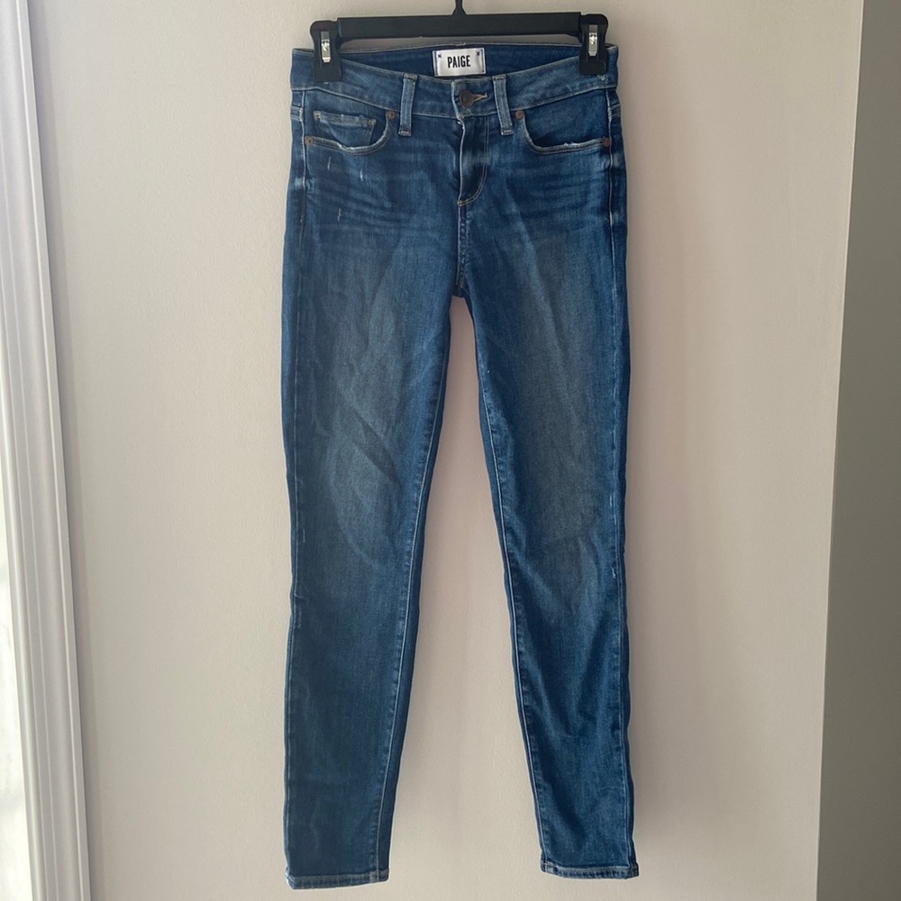 Paige Skinny Jeans With Small Rips